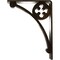 Ekena Millwork Crawley Wrought Iron Bracket, (Triple center brace), Antiqued Brass 2"W x 5 1/2"D x 8"H BKTM02X05X08TCRABS - alternate 6
